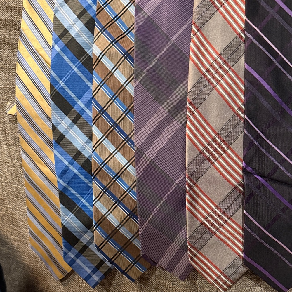Elegant Men's Plaid Tie Collection
